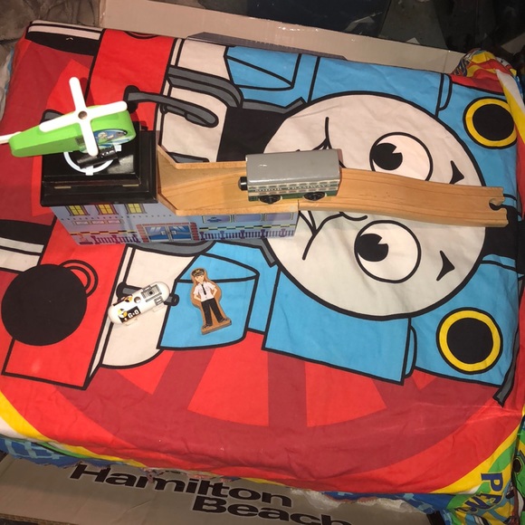 Train accessories building helipad helicopter - Picture 2 of 10